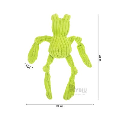 MUÑECO PERRO RYBIU MODERNO EN VERDE LIMON + LIGAS REGALO