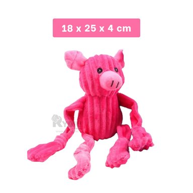 JUGUETE PERROS Y GATOS RYBIU PRACTICO ROSADO + REGALO LIGAS PEINAR