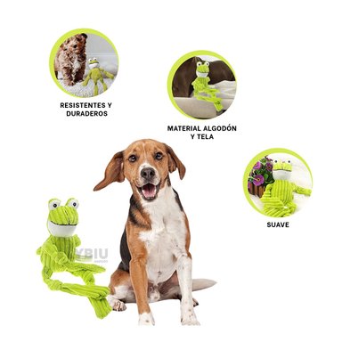JUGUETE PERROS Y GATOS RYBIU DIVERTIDO VERDE LIMON + GIFT STICKERS