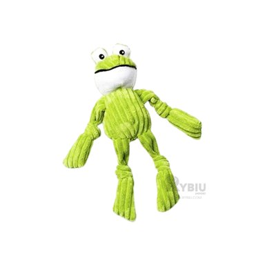 JUGUETE PERROS Y GATOS RYBIU DINAMICO FORMA SAPO VERDE LIMON + REGALO AGENDITA