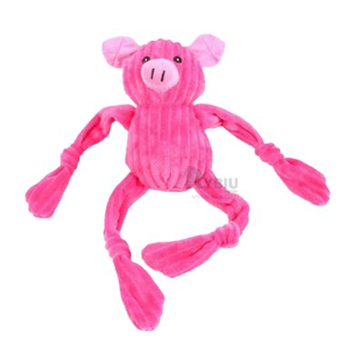 MUÑECO PERROS Y GATOS RYBIU DURADERO ROSADO + ENVOLTORIO REGALO