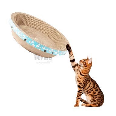 DESGARRADOR GATOS RYBIU DESESTREZAR EN MARRON + REGALO STICKERS