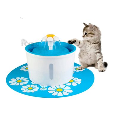 DISPENSADOR PERRO Y GATO MA30043 RYBIU PRACTICO CELESTE + REGALO LIGAS PEINAR - 3