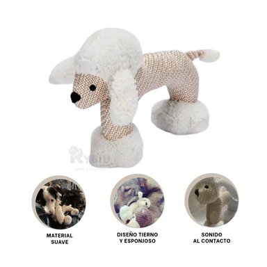 JUGUETE PERROS RYBIU ENTRETENIMIENTO BLANCO + REGALO AGENDITA
