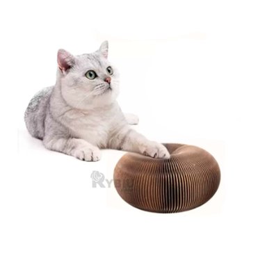 CAMA FELINOS RYBIU COMPACTA EN MARRON + REGALO STICKERS - 4