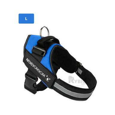 PECHERA PERROS MA30958 RYBIU ACOLCHADA TL AZUL + BANDERITAS ADHESIVAS