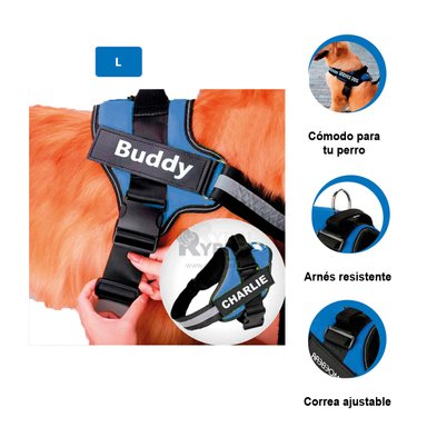 CORREA PERROS MA30958 RYBIU COMODA Y FUNCIONAL TL AZUL + REGALO AGENDITA