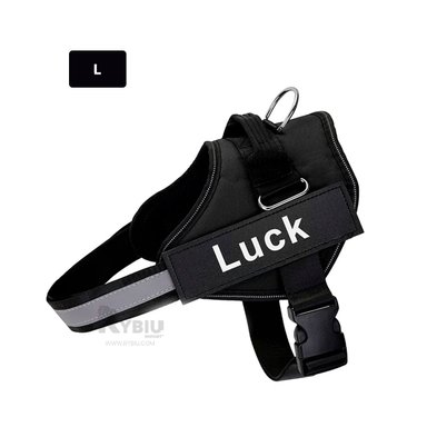 PECHERA PERROS MA30960 RYBIU CON ENGANCHE SEGURO NEGRO + REGALO AGENDITA