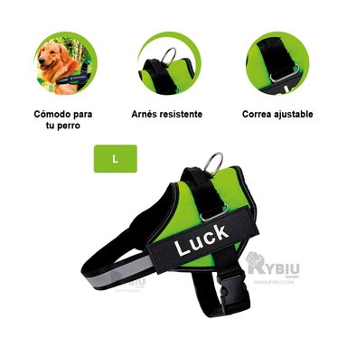 CORREA MASCOTAS MA30962 RYBIU SEGURA L VERDE + GIFT MINIAGENDA