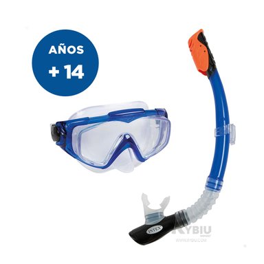 EQUIPO NATACIÓN RYBIU 55962 PRACTICO AZUL + REGALO LIGAS PEINAR