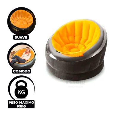 SILLON PARA AREA DE RELAJACION EN AMARILLO Y+REGALO AGENDITA