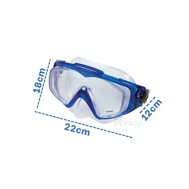 PACK 2 PIEZAS BUCEO RYBIU 55962 EN AZUL + BANDERITAS ADHESIVAS