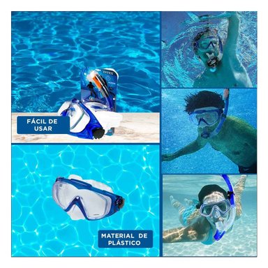 SET BUCEO RYBIU 55962 RESISTENTE AZUL + POST-IT ADHESIVOS