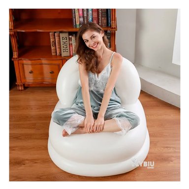 SILLON RYBIU 68592NP CONFORTABLE BLANCO + REGALO STICKERS