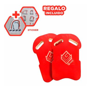 PLATAFORMA DE NATACION GRAVITAL ST 23 CON CINTURA ROJA PARA PISCINA Y+REGALO STICKER