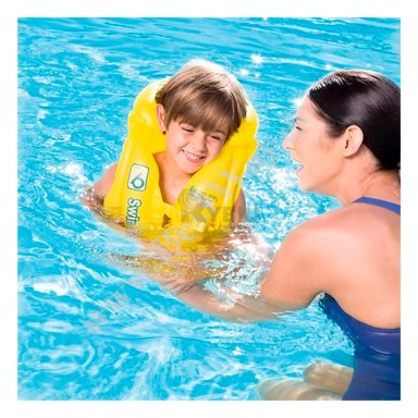 CHALECO RYBIU 58660EU VINILO AMARILLO LLAMATIVO PISCINA + PAPEL REGALO