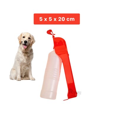 BOTELLA PERRO MA31012 RYBIU MASCOTA ROJO + LIGAS REGALO