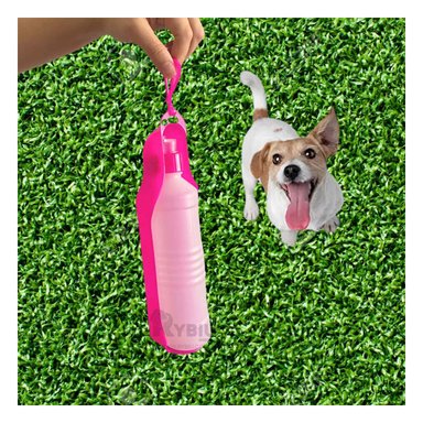 BEBEDERO PERROS MA31013 RYBIU CON BANDEJA ROSADO + AGENDITA