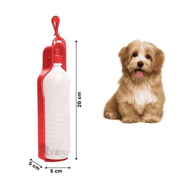 BOTELLA PERRO MA31012 RYBIU CAN ROJO + REGALO LIGAS PEINAR