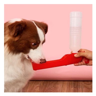 BEBEDERO PERRO MA31012 RYBIU CON BANDEJA ROJO + PAPEL REGALO