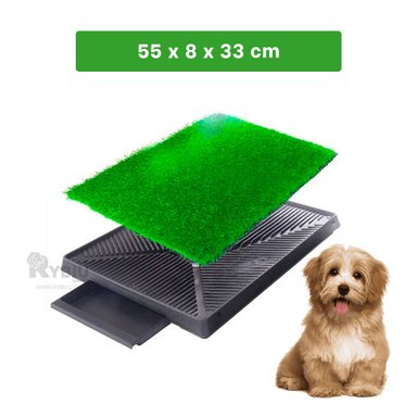 BANDEJA PERROS RYBIU MA31006 CONTROL OLORES NEGRO + LIGAS REGALO