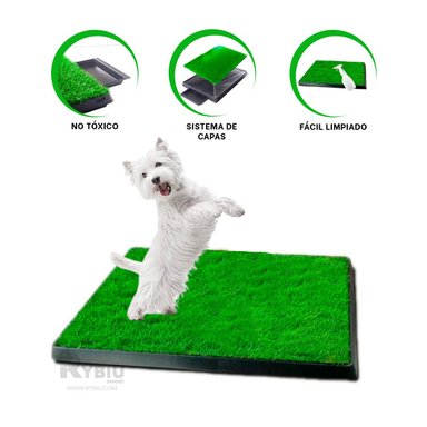 SANITARIO PERROS RYBIU MA31006 CASA M NEGRO + GIFT STICKERS - 2