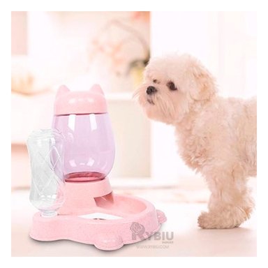 PLATO GATO MA31068 RYBIU DINAMICO Y FUNCIONAL ROSADO + AGENDITA