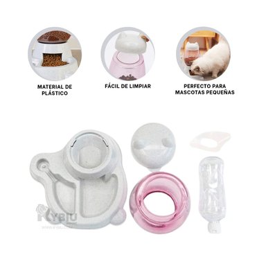 PLATO GATO MA31069 RYBIU FUNCIONAL Y UTIL BLANCO + MINIAGENDA