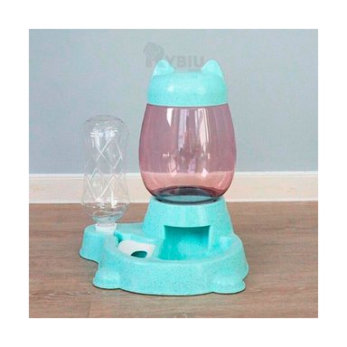 PLATO GATO MA31071 RYBIU INNOVADOR Y ELEGANTE CELESTE + STICKERS