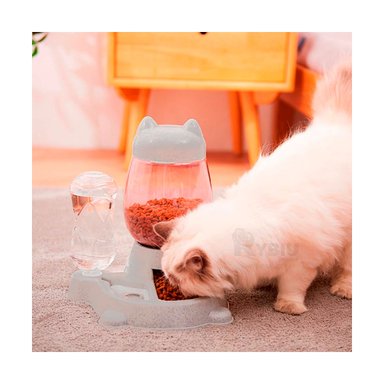 PLATO GATO MA31070 RYBIU VERSATIL Y ELEGANTE GRIS + STICKERS