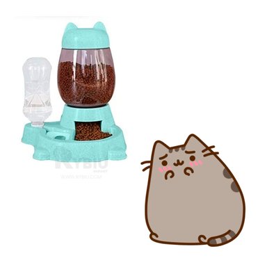 PLATO GATO MA31071 RYBIU ALIMENTADOR FUNCIONAL CELESTE + AGENDITA - 3
