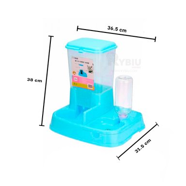 FUENTE PERRO Y GATO MA31111 RYBIU MODERNA CELESTE + LIGAS REGALO