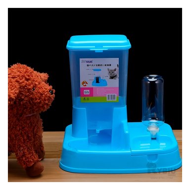 DESPACHADOR PERRO Y GATO MA31111 RYBIU AUTOMATICO CELESTE + REGALO STICKERS