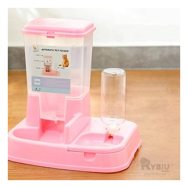 DESPACHADOR PERRO Y GATO MA31110 RYBIU MASCOTAS ROSADO + ENVOLTORIO REGALO