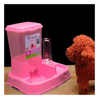 DESPACHADOR PERRO Y GATO MA31110 RYBIU MASCOTAS ROSADO + GIFT STICKERS