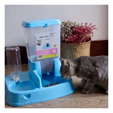 DESPACHADOR PERRO Y GATO MA31111 RYBIU INTELIGENTE CELESTE + REGALO AGENDITA