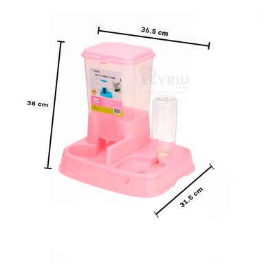 FUENTE PERRO Y GATO MA31110 RYBIU PRACTICA ROSADO + REGALO LIGAS PEINAR