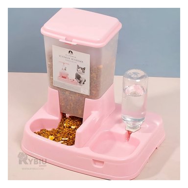 DESPACHADOR PERRO Y GATO MA31110 RYBIU AUTOMATICO ROSADO + REGALO STICKERS