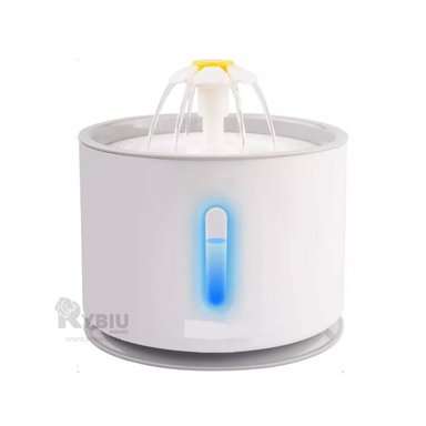 FUENTE BEBEDERO DE PLASTICO BLANCO Y+REGALO STICKERS