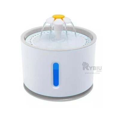 FUENTE PARA GATOS Y PERROS BLANCO Y+ENVOLTORIO DE REGALO