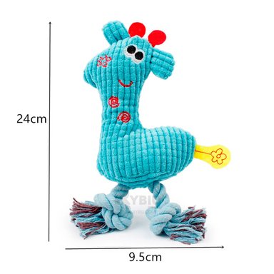 FIGURA PERROS RYBIU MODERNA EN CELESTE + LIGAS REGALO