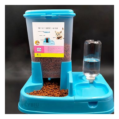 FUENTE PERRO Y GATO MA31111 RYBIU SUMINISTRO CELESTE + BANDERITAS ADHESIVAS