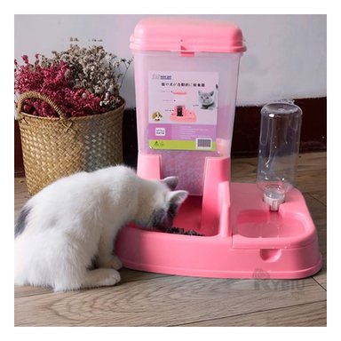 DESPACHADOR PERRO Y GATO MA31110 RYBIU DUAL ROSADO + GIFT MINIAGENDA