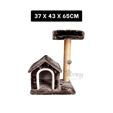 TORRE GATOS RYBIU MODERNA EN GRIS + LIGAS REGALO