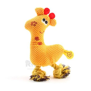 MUÑECO PERROS RYBIU INFANTIL JIRAFA AMARILLO + GIFT STICKERS