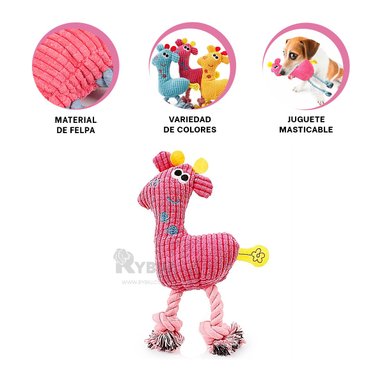 PELUCHE MASCOTAS RYBIU SUAVE ROSADO + GIFT MINIAGENDA - 3