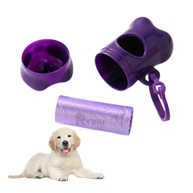 BOLSA PERROS RYBIU MA31141 RESIDUOS MASCOTAS MORADO + PAPEL REGALO