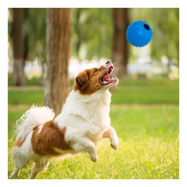 PELOTA PERROS RYBIU MASTICABLE TALLA L AZUL + GIFT MINIAGENDA