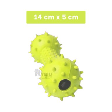 MASTICABLE PERROS RYBIU JEBE VERDE AMARILLENTO + REGALO LIGAS PEINAR