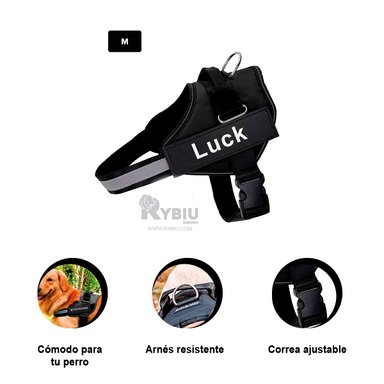 CORREA PERROS RYBIU PASEO M NEGRO + ENVOLTORIO REGALO